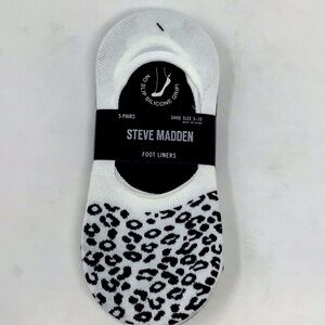 #501 NWT Steve Madden Womens Foot Liners; Color Assorted; Size 5-10; MSRP